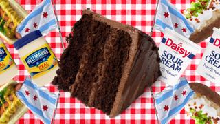 I made chocolate cakes with both mayo and sour cream and there's a clear winner